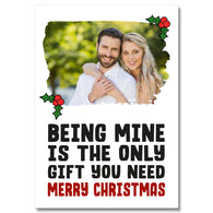 Photo Christmas Card Only Gift You Need